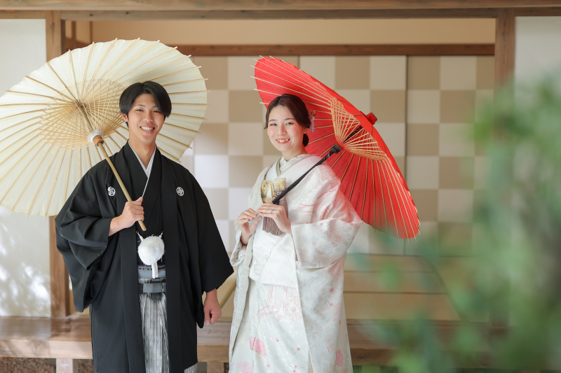 宮大工監修の茶室で本格的な撮影を！