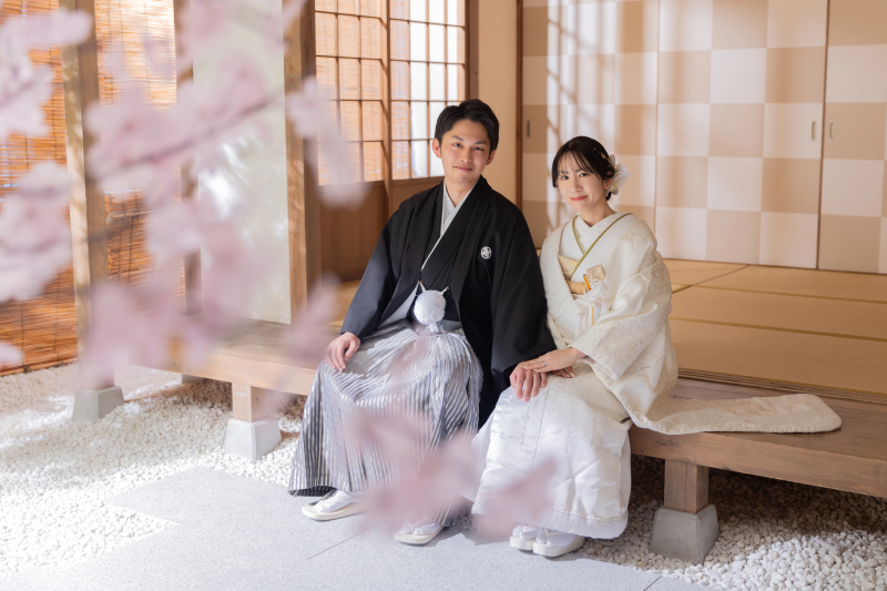 桜の屋内庭園スタジオ