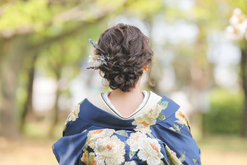 お着物とヘアメイクのご紹介