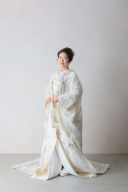 オーガンジー打掛&times;柄掛下