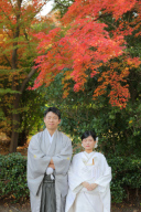 鶴舞公園の紅葉フォト