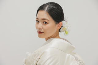 白無垢×面スタイル