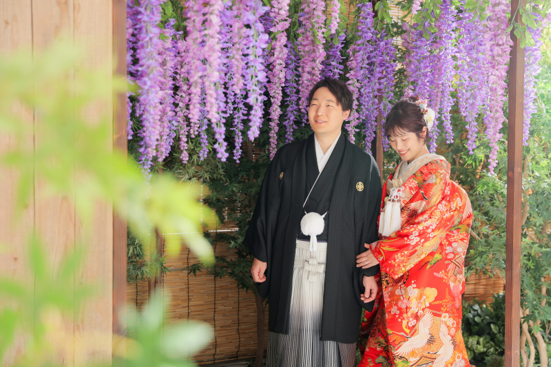 掛け替えで変わる花嫁スタイル♡白無垢と色打掛