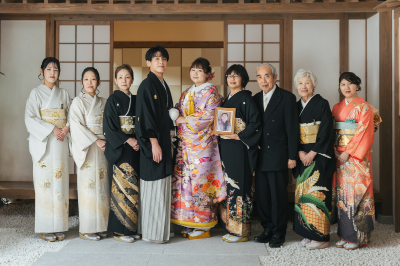 笑顔が集まる、ご親族フォト