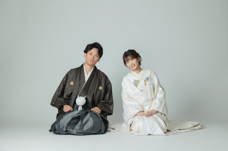 新郎新婦の和装コーディネート紹介