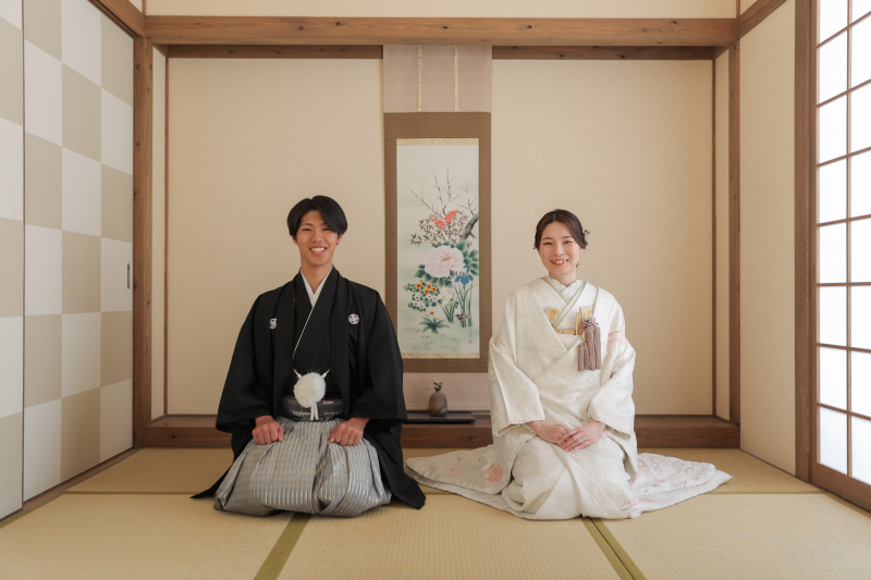 宮大工監修の茶室で本格的な撮影を！