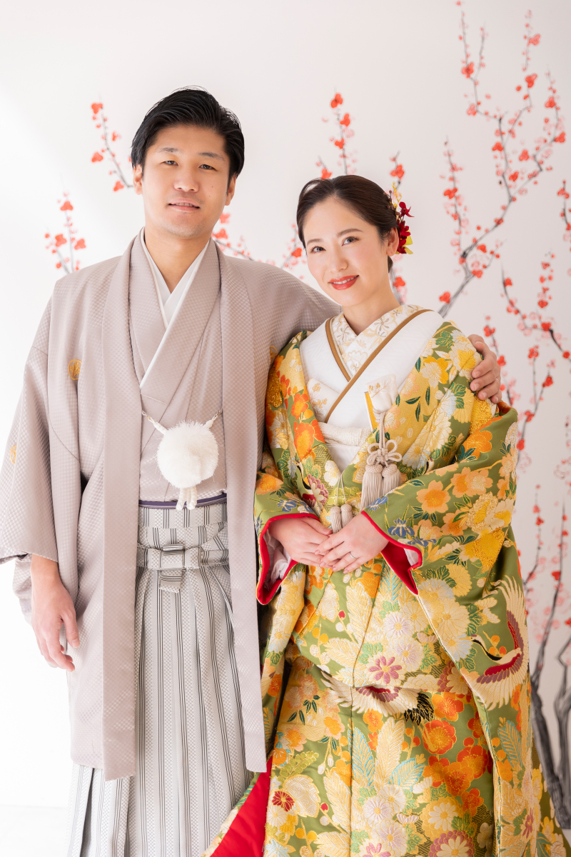わんちゃんと屋内庭園スタジオ撮影!