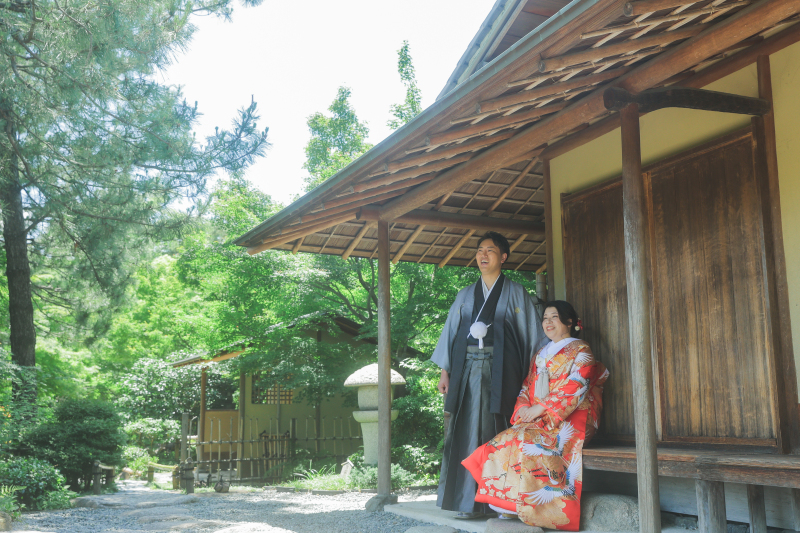 新緑の徳川園撮影