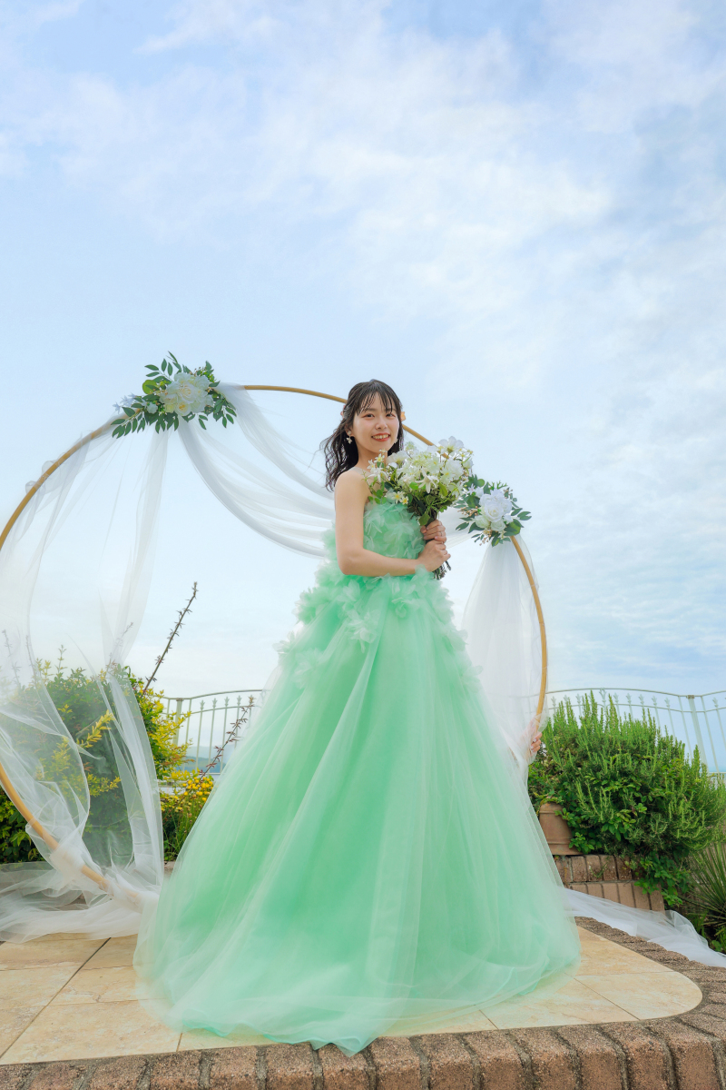ふんわりドレスで特別な一日を