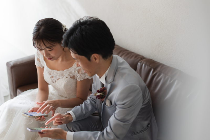 お二人らしさを大切にした撮影!