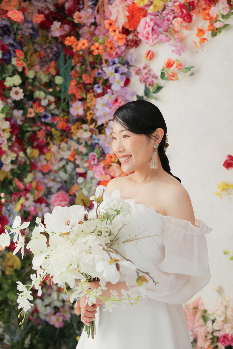 シンプルヘアメイク