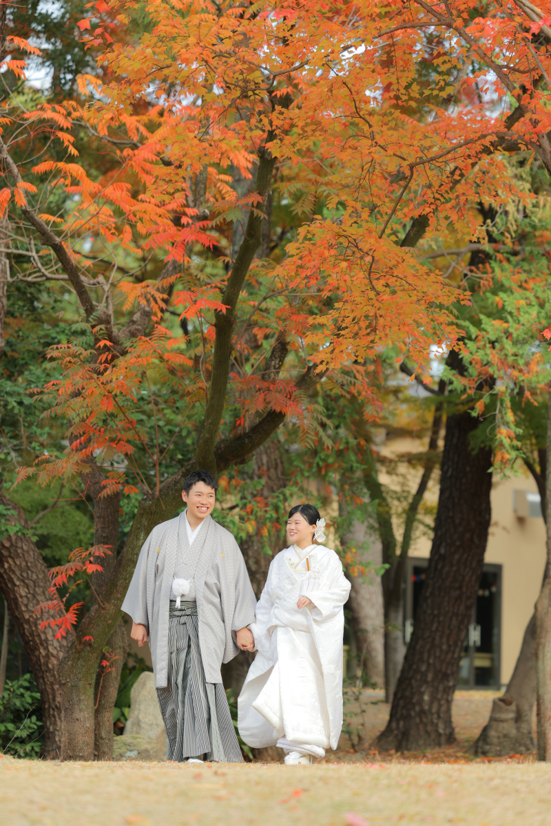 鶴舞公園の紅葉フォト