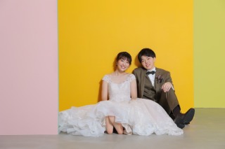 洋装ハウススタジオと仲良しなお二人！