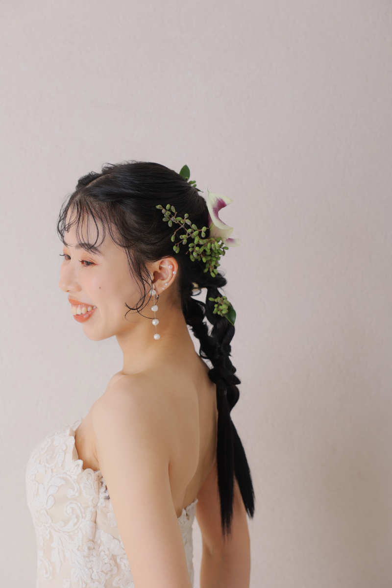 洋装ツイン生花アレンジ