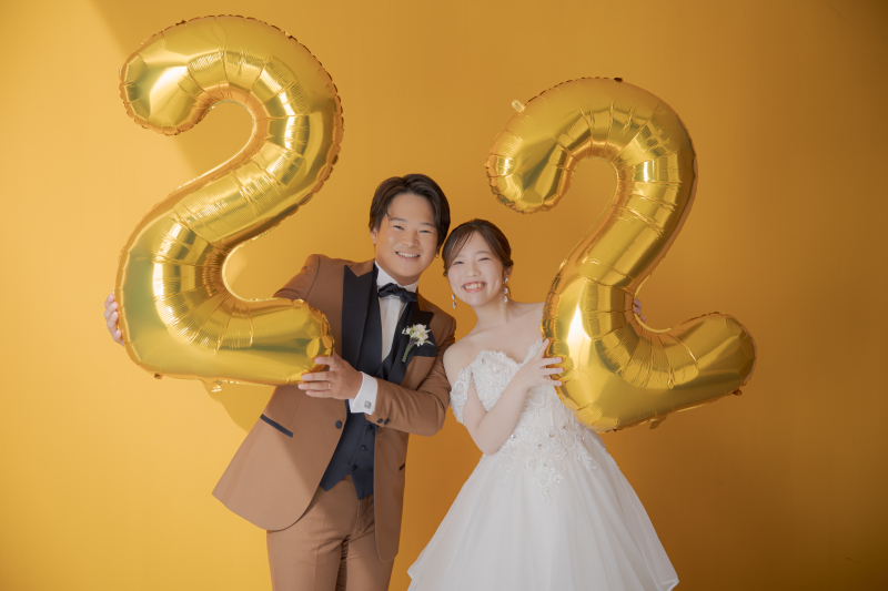 ハウススタジオならではの、自由なウェディングフォト♡