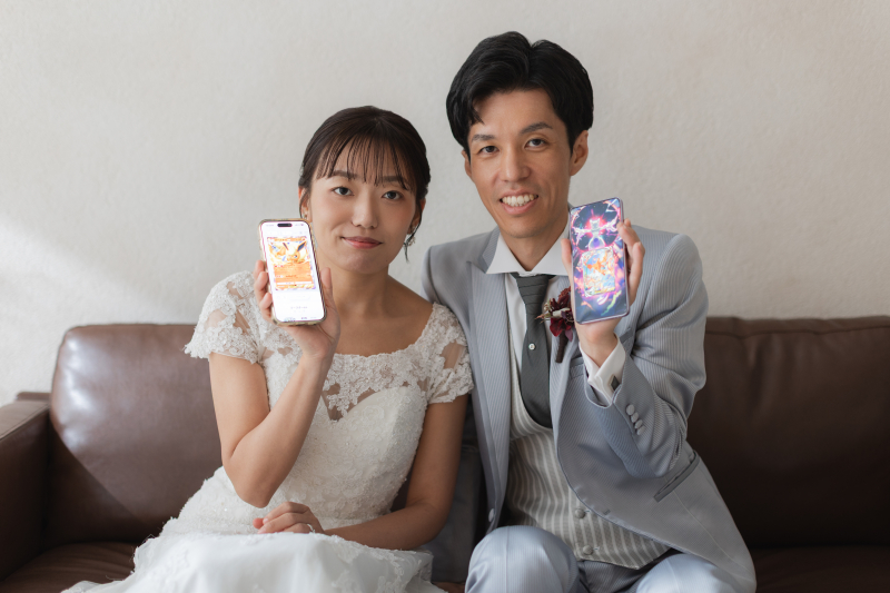 お二人らしさを大切にした撮影!