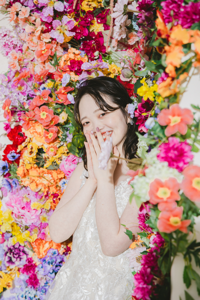本日はご新婦様のかわいいショットを紹介します！