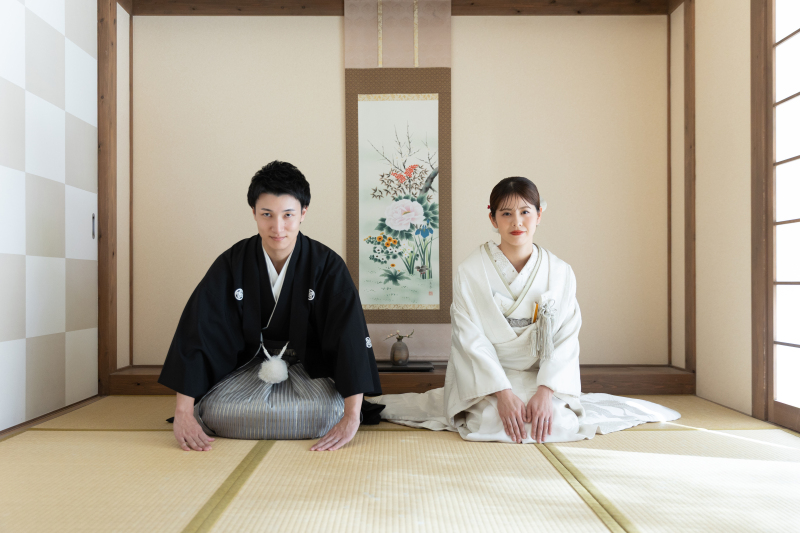 白無垢×洋髪スタイル