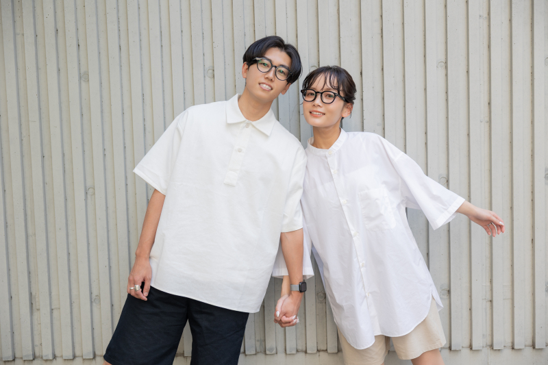 いつものおふらりらしさを残す、私服お散歩フォト