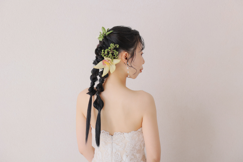 洋装ツイン生花アレンジ