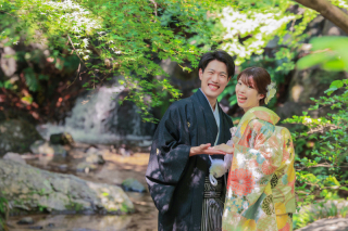 緑がキレイな白鳥庭園　