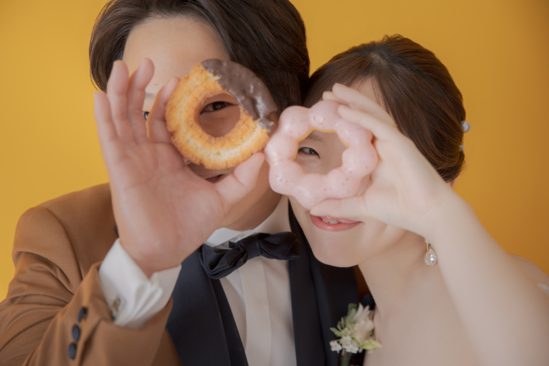 ハウススタジオならではの、自由なウェディングフォト♡