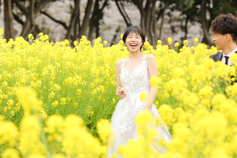 春の庄内緑地公園