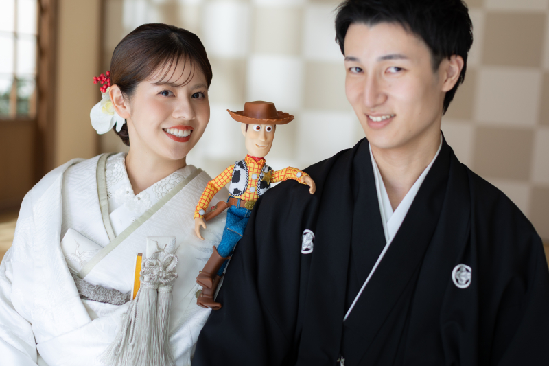 小物大活躍！和装屋内庭園撮影！