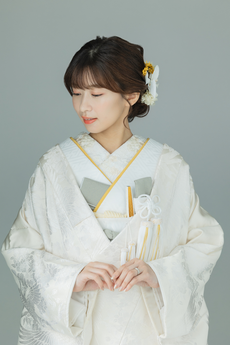新郎新婦の和装コーディネート紹介