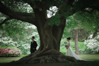 洋装ロケーション撮影