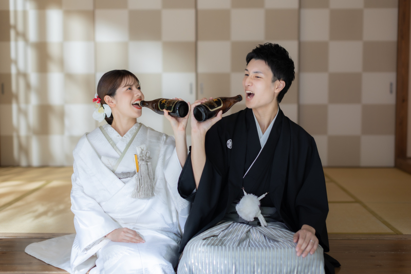 小物大活躍！和装屋内庭園撮影！