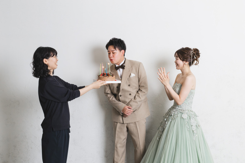 撮影中のオフショット