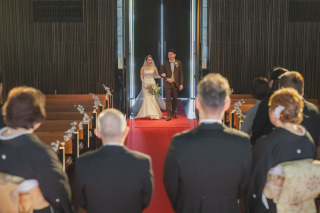 【挙式シーン】ご家族と迎える誓いの日