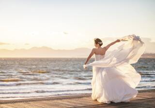 海のフォトウェディング