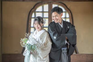 鎌倉の日本邸宅の前撮り