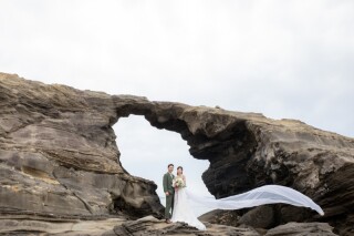 この時期といえば、城ケ島フォトウェディング