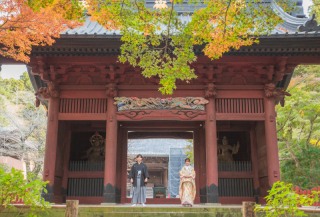 鎌倉の前撮りは、妙本寺