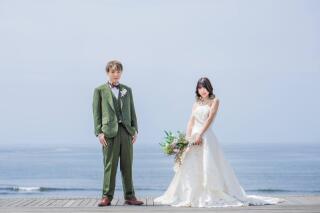 海と空とフォトウェディング