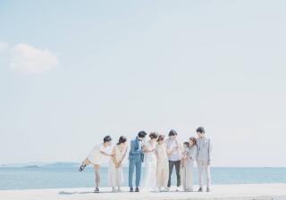 みんなで一緒にフォトウェディング
