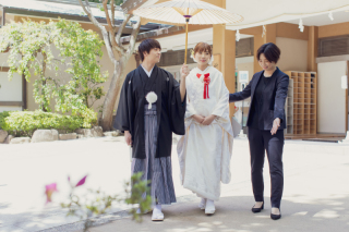 昨日は江島神社で和 婚がありました