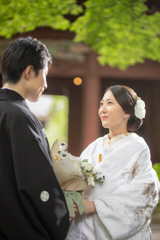 鎌倉-妙本寺と海ロケの和装フォトウェディング