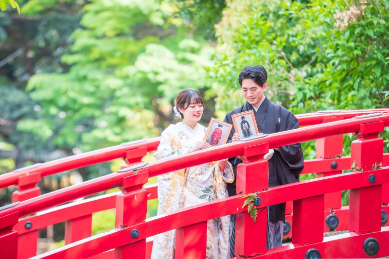 江島神社の和装前撮り