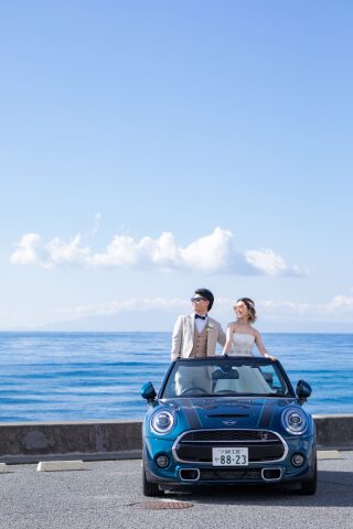 車やバイク×フォトウェディング