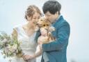 ペットと一緒のフォトウェディング!
