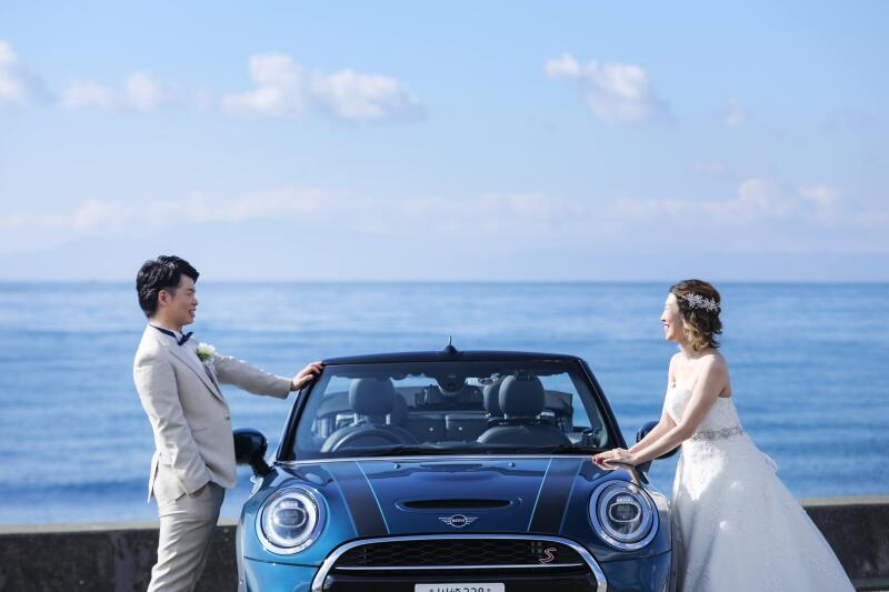 車やバイク×フォトウェディング