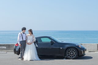 フェアレディZと共にフォトウェディング