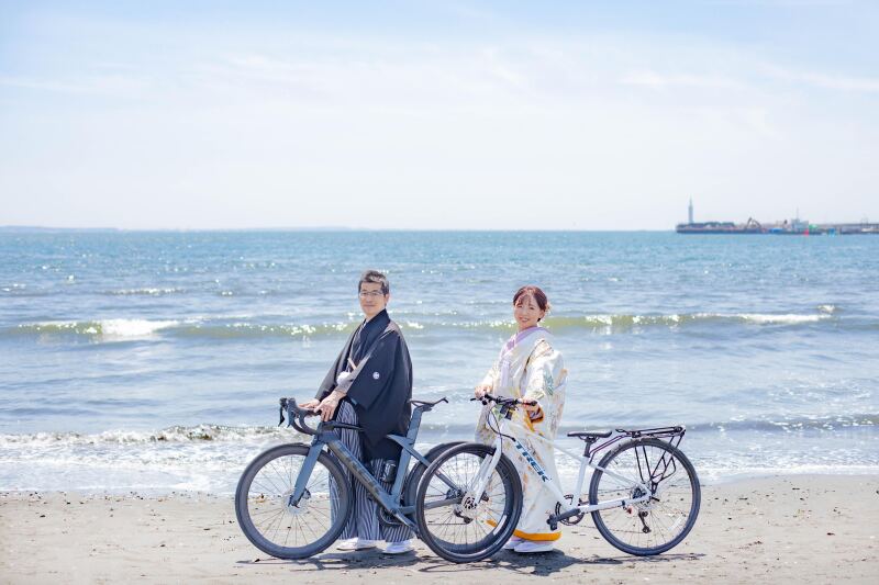車やバイク×フォトウェディング