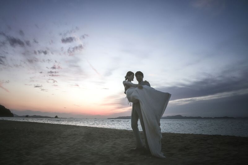 ロケーションフォト 海フォト紹介〜夕陽〜♡