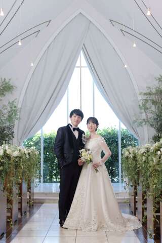 ウェディングドレス紹介♪　〜シンプルAライン２WAYドレス〜