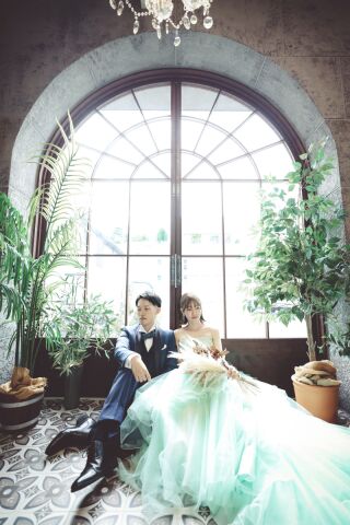 カクテルドレスの紹介♪ 〜JILL STUART エンパイアグリーンドレス〜